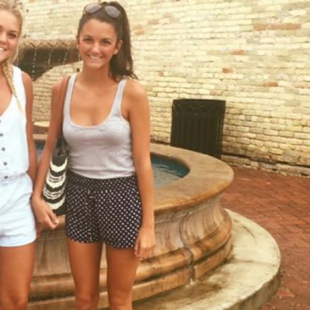 Polka dot shorts